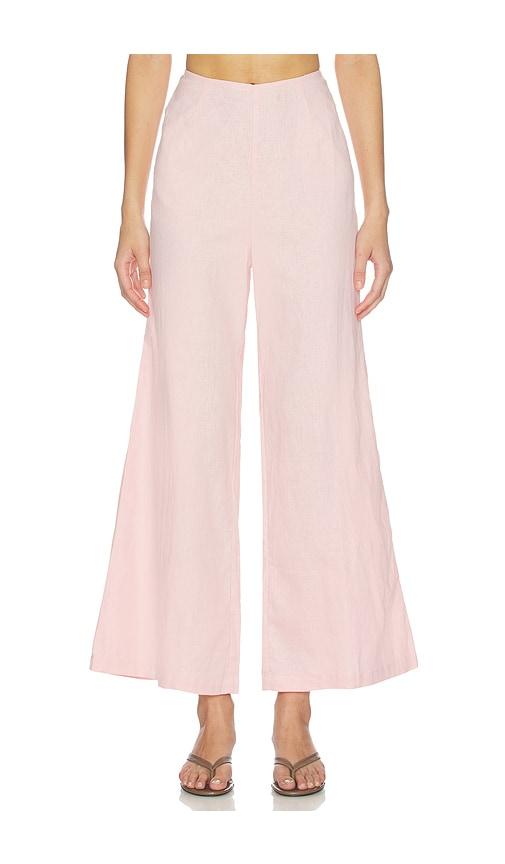 juillet margot pant in pink. - size l (also in xs, s, m)