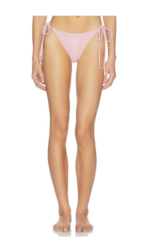 juillet nat bikini bottom in pink. - size l (also in m, s, xs)