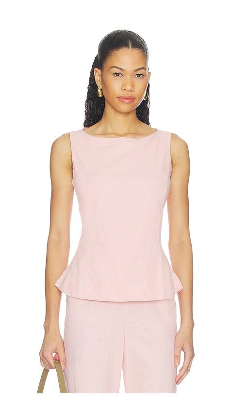 juillet ruby tank top in pink. - size l (also in xs, s, m)