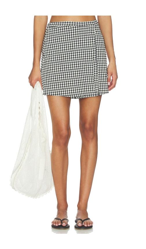 juillet wrap skirt in black,white. - size m (also in xs, s)