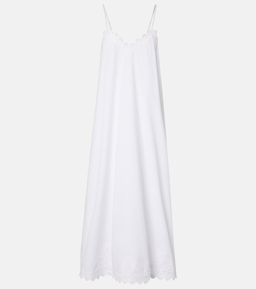 juliet dunn cotton midi dress