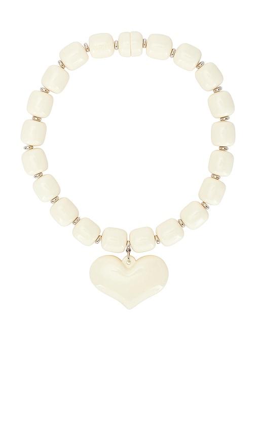 julietta amore necklace in ivory.