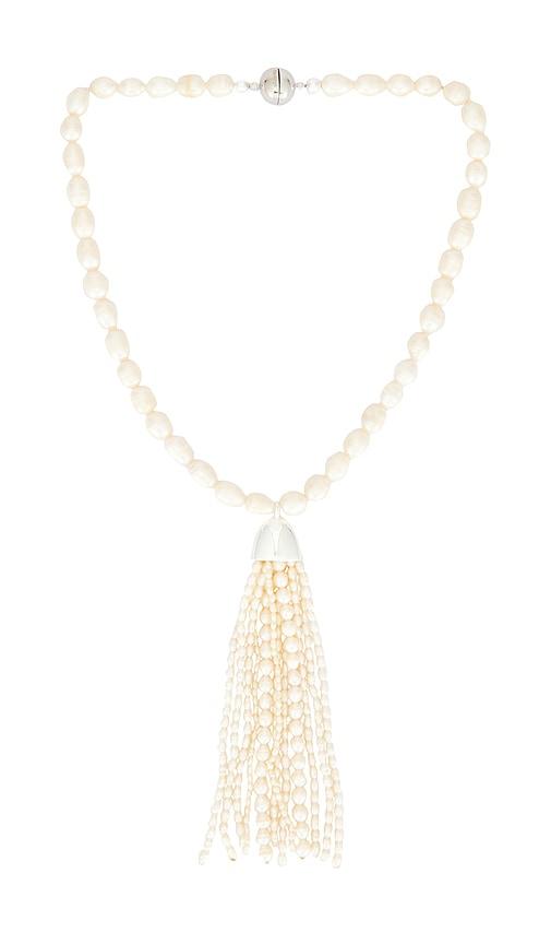 julietta delfina necklace in ivory.