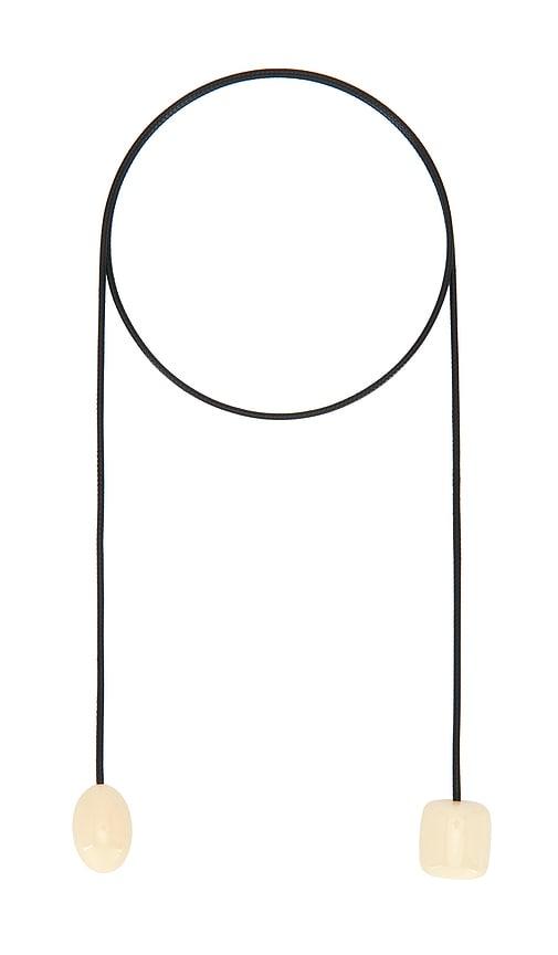 julietta jamie choker in black,white.