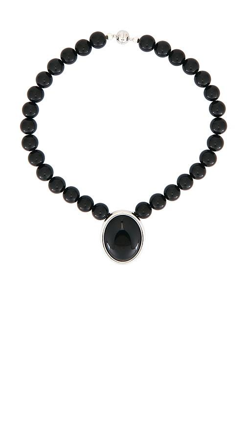 julietta jude necklace in black.