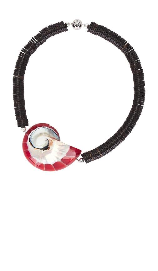 julietta odessa necklace in brown.