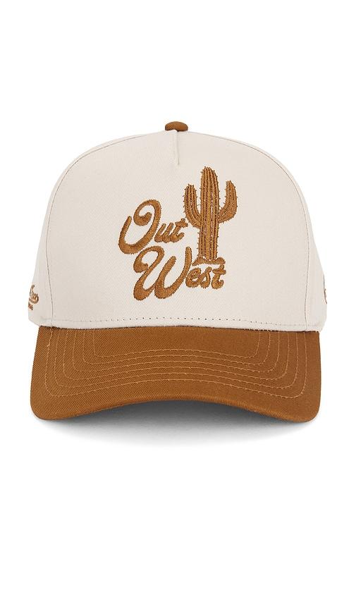 junk food out west hat in cream.