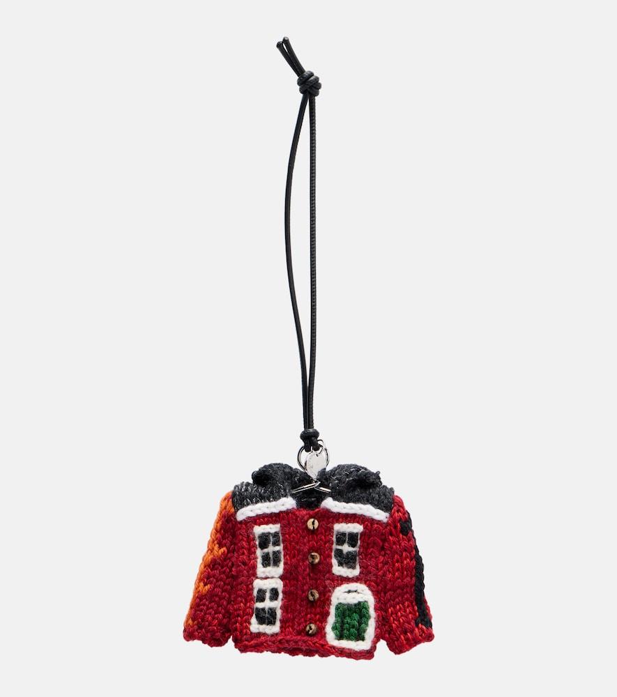 jw anderson cardigan bag charm