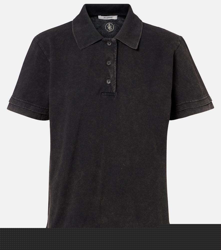 jw anderson cotton piqué polo shirt