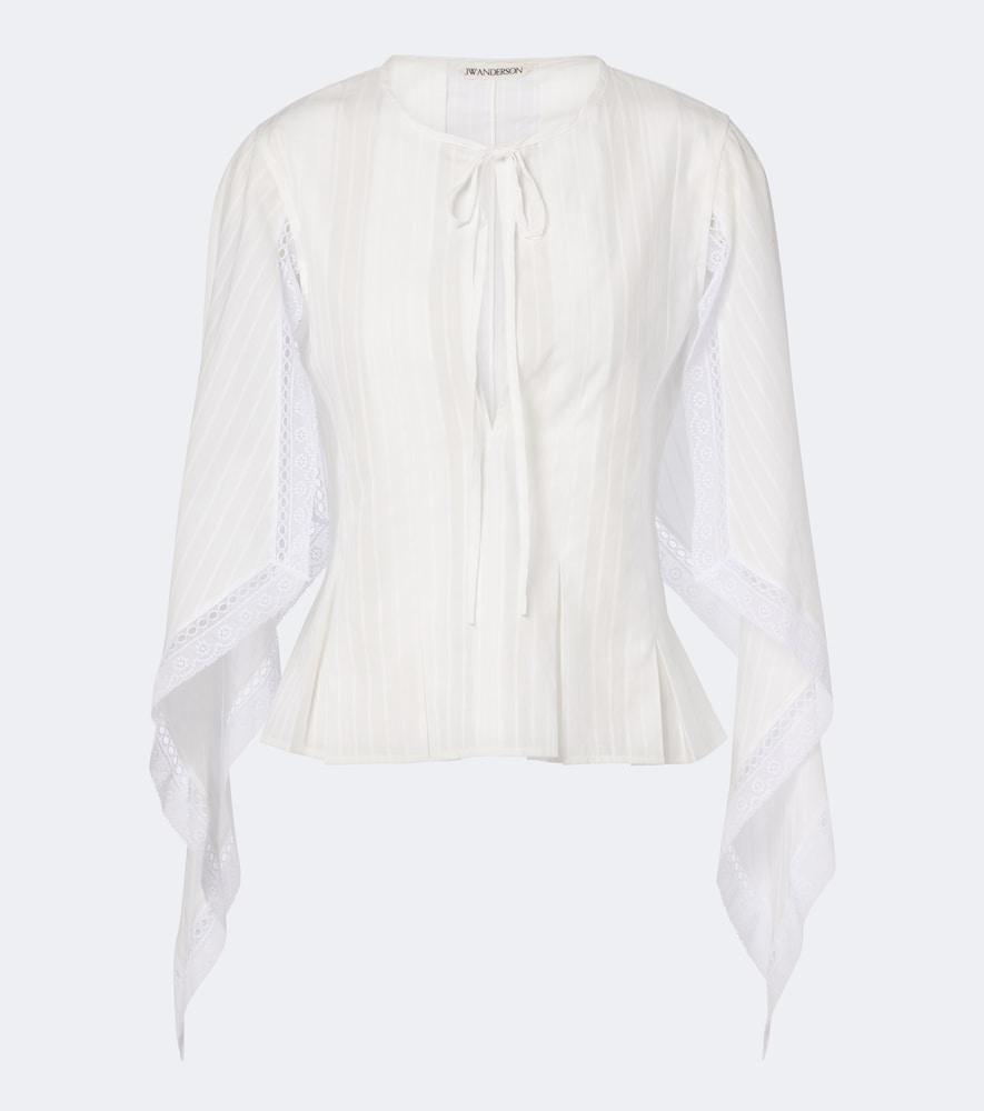 jw anderson draped cotton top