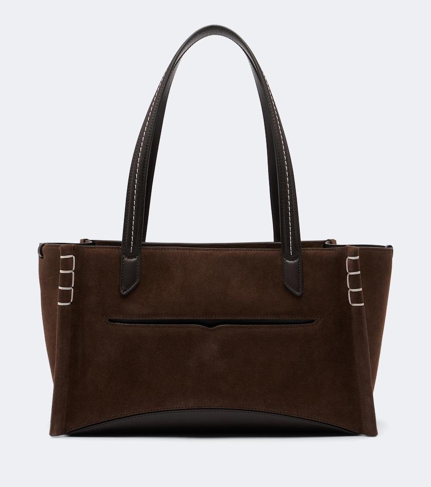 jw anderson loafer cabas suede tote bag