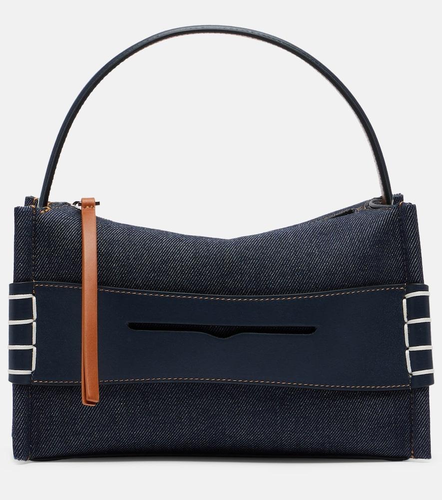 jw anderson loafer small denim shoulder bag