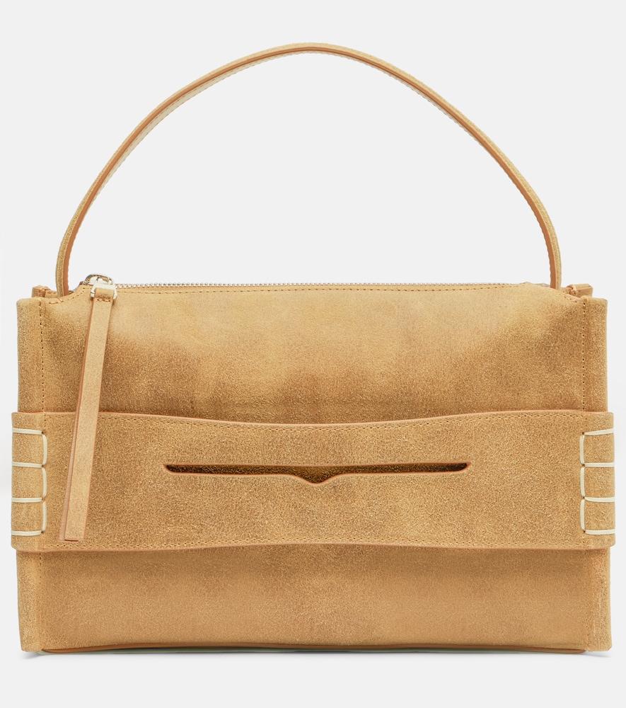 jw anderson loafer small suede shoulder bag