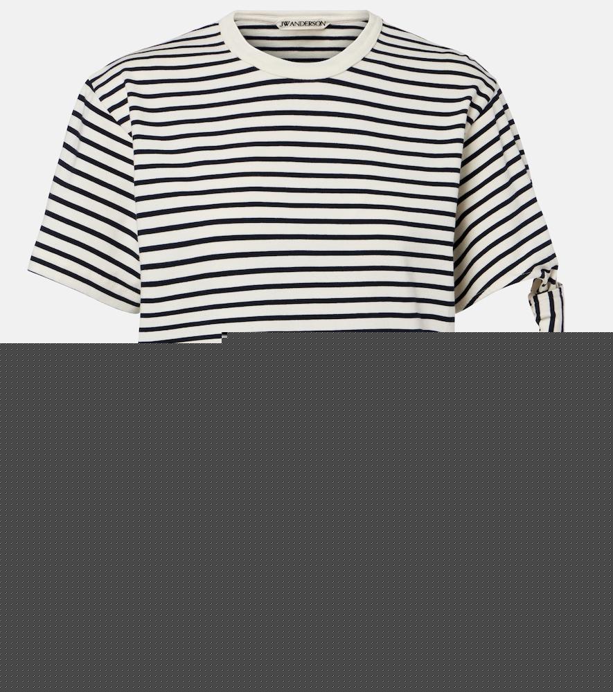 jw anderson striped cotton jersey t-shirt