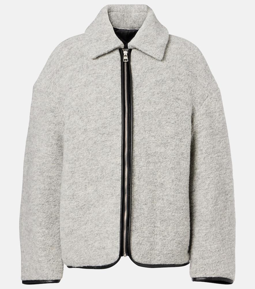 jw anderson wool and cotton-blend jacket
