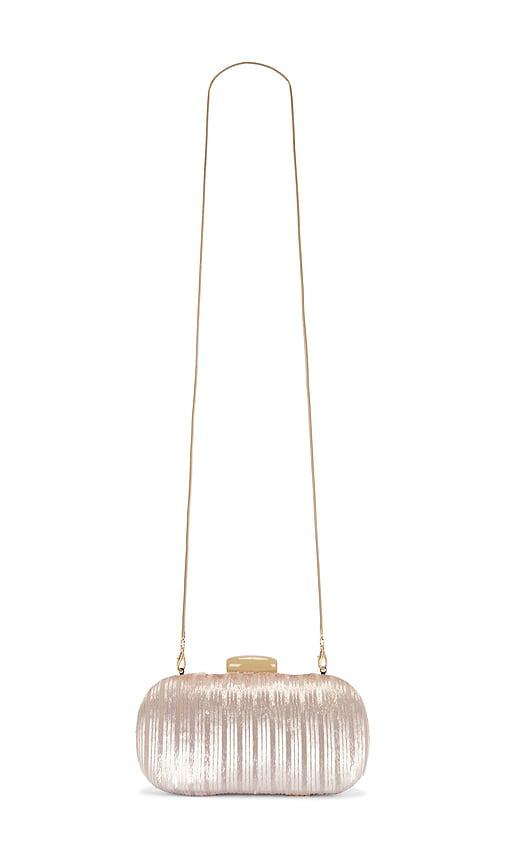 jw pei evening clutch bag in pink.