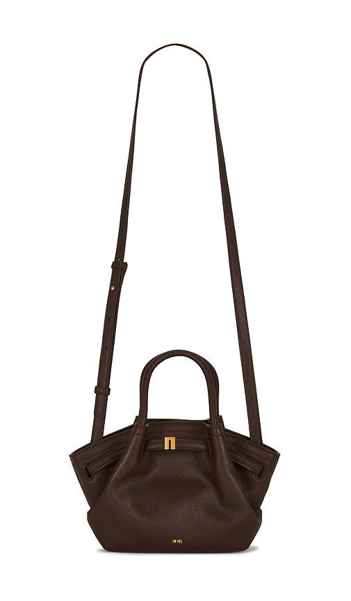 jw pei hana mini tote bag in brown.