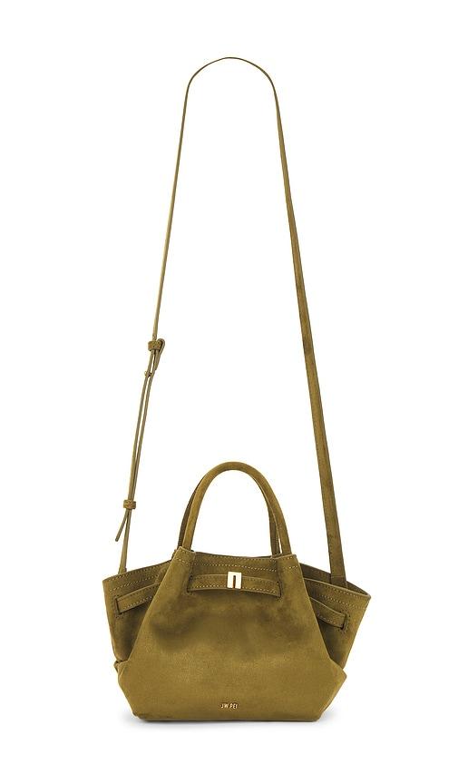 jw pei hana mini tote bag in olive.