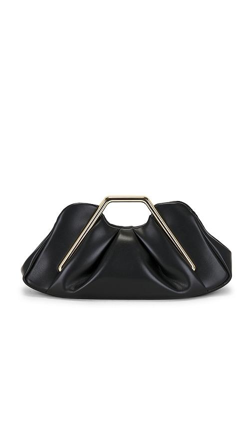jw pei lila clutch in black.