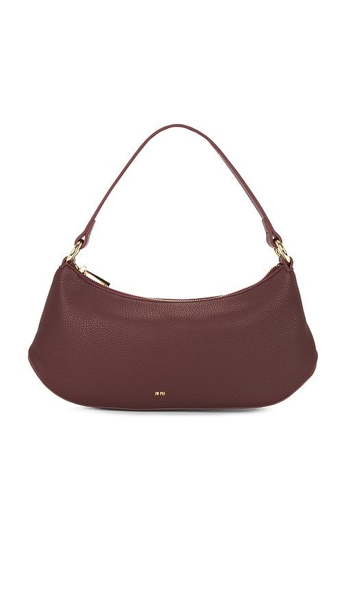 jw pei lily shoulder bag in wine.