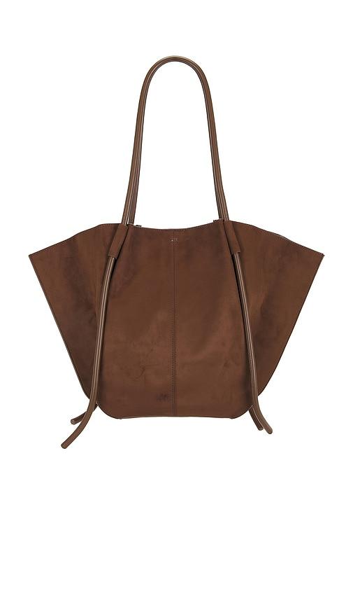 jw pei nala large wide tote bag in brown.