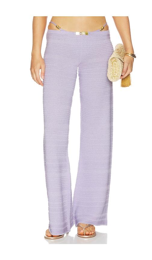 kapri delilah pants in lavender. - size l (also in s, xs, m)