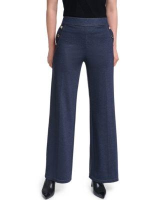karl lagerfeld paris womens knit sailor pants
