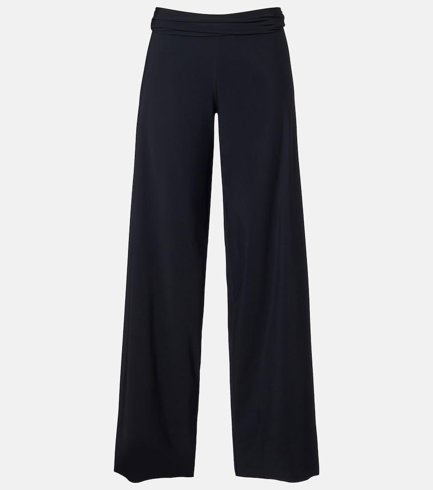 karla colletto basics wide-leg pants