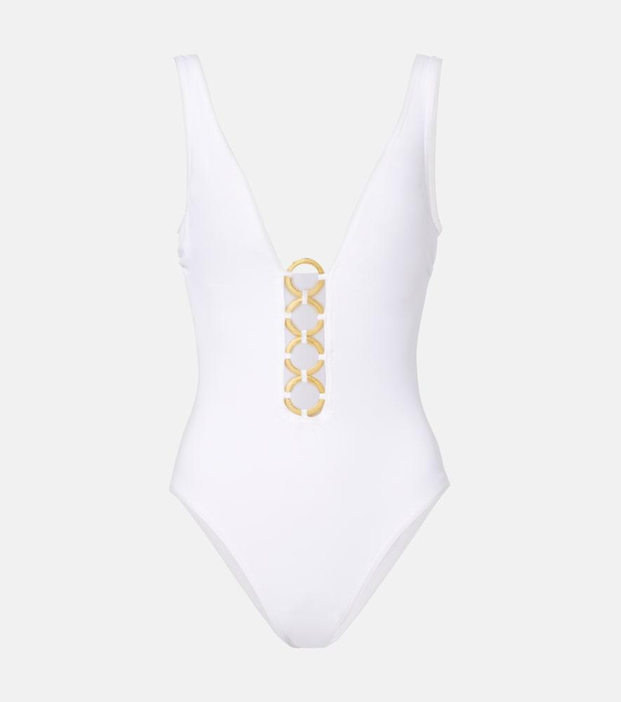 karla colletto luca ring-detail swimsuit
