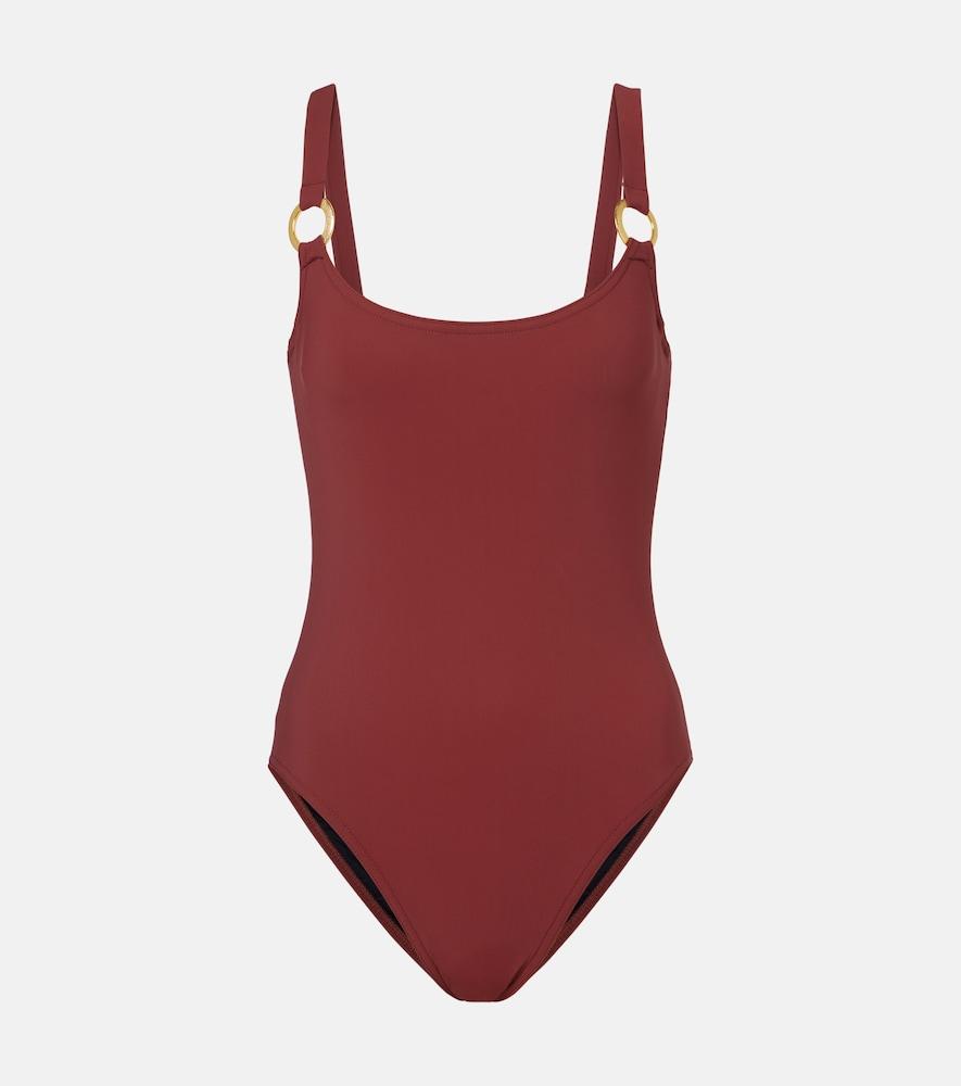 karla colletto luca ring-detail swimsuit