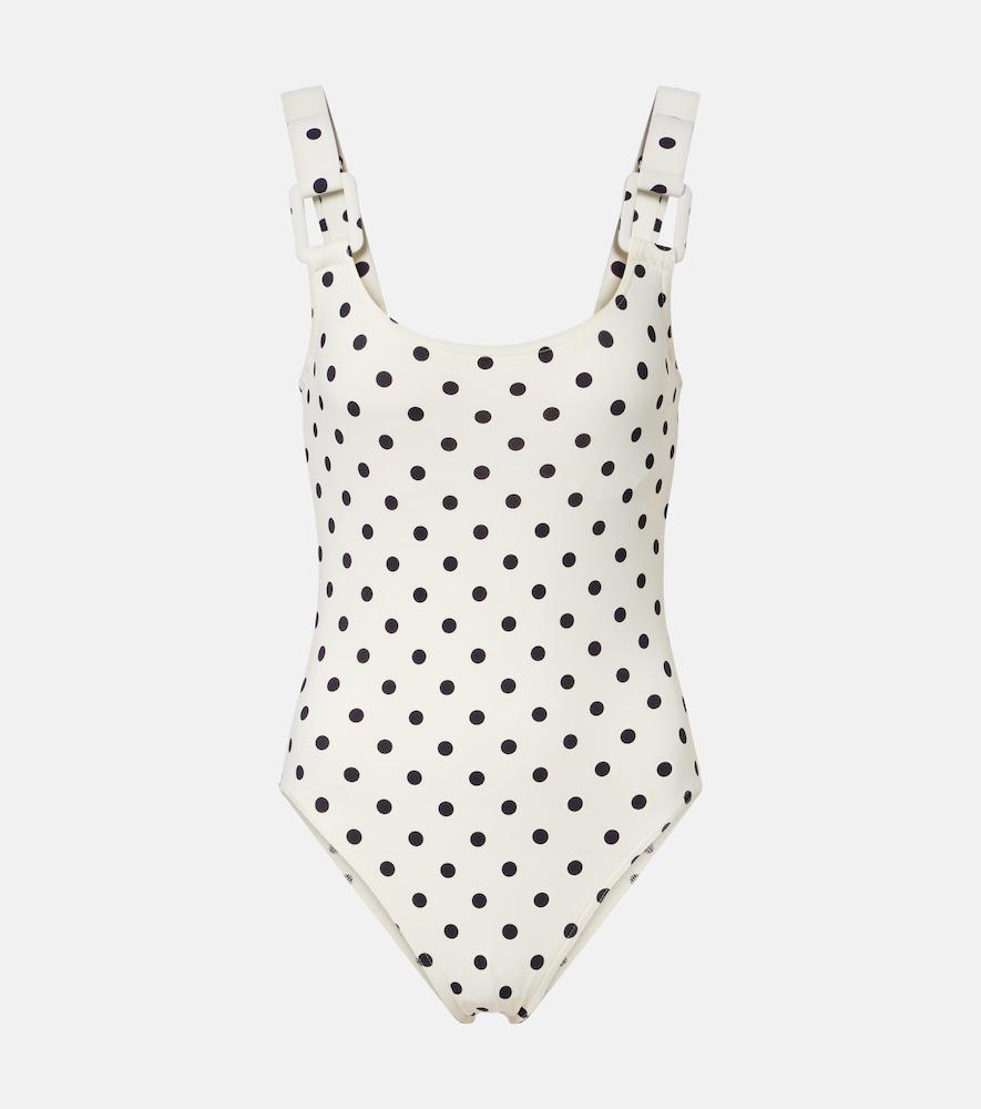 karla colletto polka-dot swimsuit