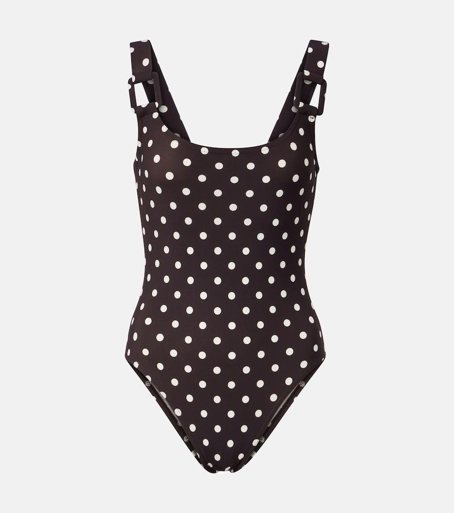 karla colletto polka-dot swimsuit