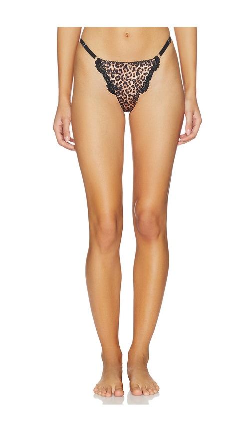 kat the label alix thong in brown. - size l (also in xl, xxl)