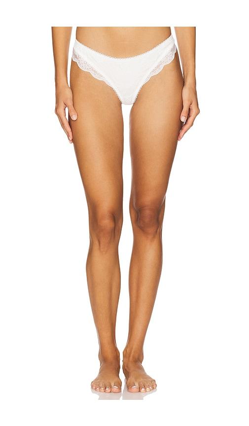 kat the label arabella thong in white. - size l (also in xl)