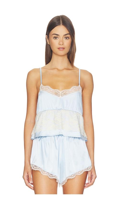 kat the label frida camisole top in baby blue. - size l (also in xs, s, xl, xxl)
