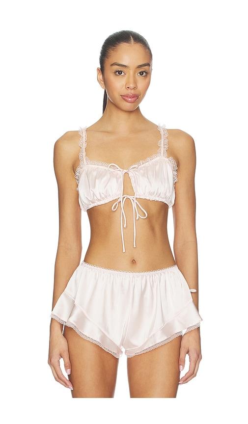 kat the label lulu bralette in rose. - size s (also in xxl)