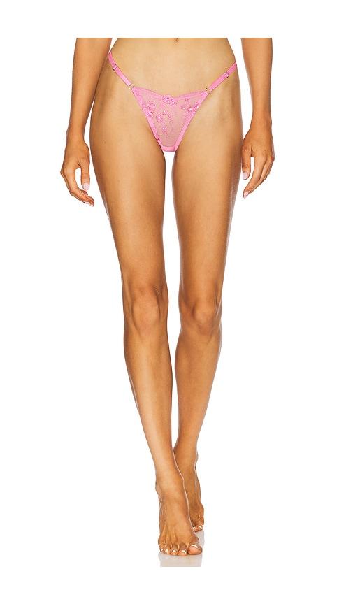 kat the label sofia thong in pink. - size l (also in xl)