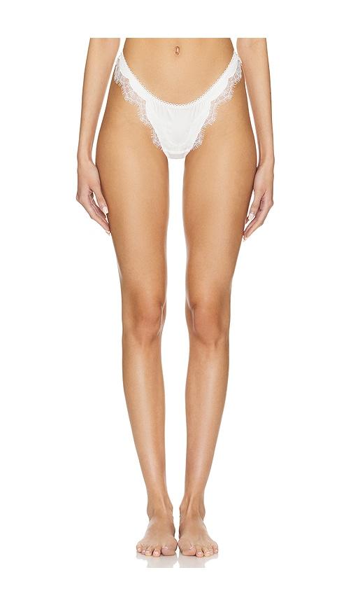 kat the label sorrento thong in ivory. - size xl (also in l, xs)