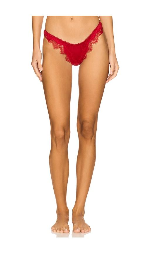 kat the label sorrento thong in red. - size l (also in m, xl)