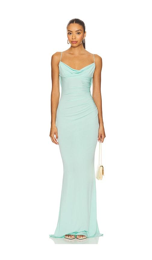 katie may beth gown in mint. - size l (also in s, xs, m, xl)