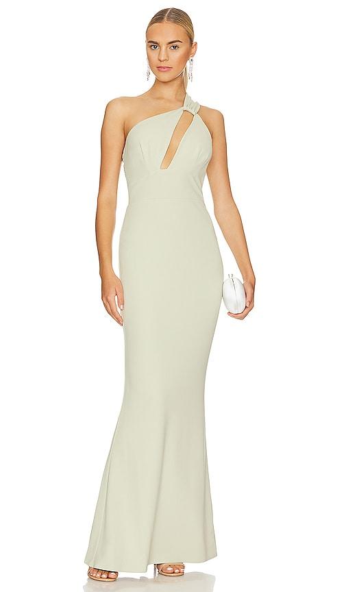 katie may edgy dress in sage. - size l (also in xxs, xl, xxl)