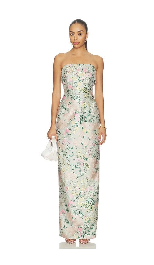 katie may elin gown in mint. - size s (also in xs)