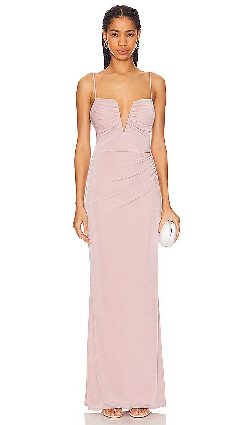 katie may erykah gown in mauve. - size s (also in xs)