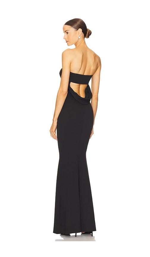 katie may mary kate gown in black. - size l (also in xs, s, m)