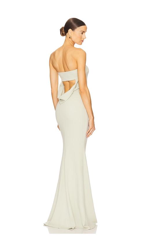 katie may mary kate gown in sage. - size l (also in s, m, xl, xxl)
