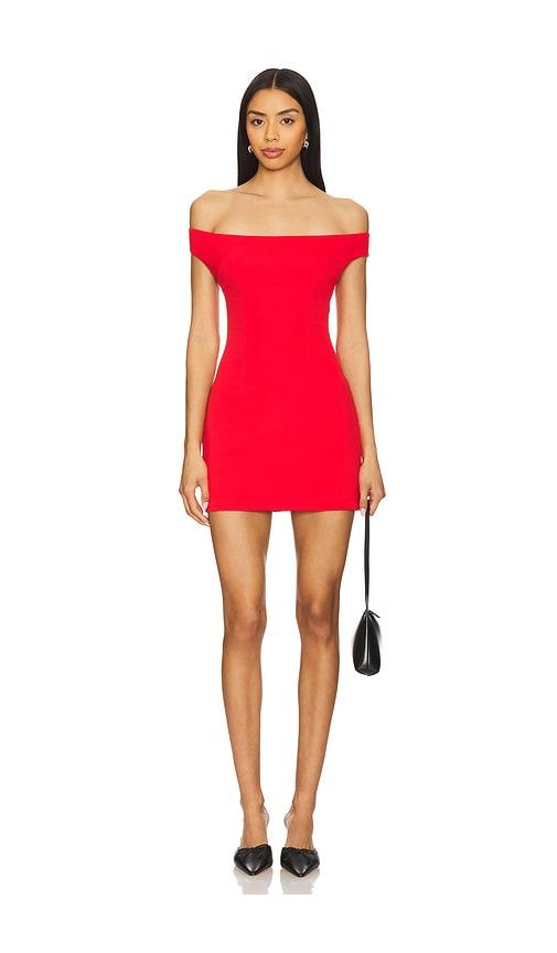 katie may nanette dress in red. - size l (also in m, xl)