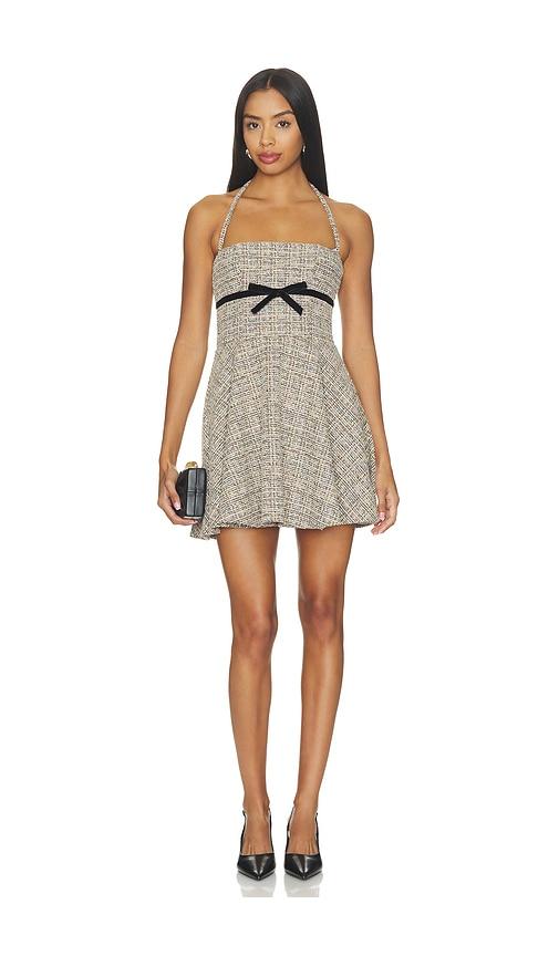 katie may noemie dress in cream. - size l (also in s, xs, m, xl)