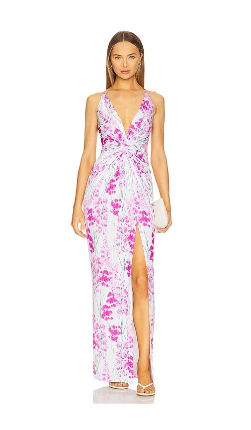 katie may pixie gown in pink. - size l (also in xs)