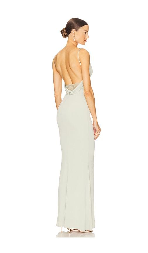 katie may surreal gown in green. - size l (also in m, xl)