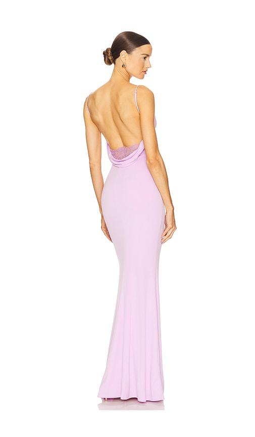 katie may surreal gown in lavender. - size m (also in xs, s, l, xl)